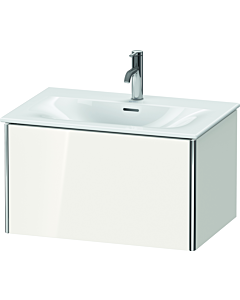 Duravit XSquare Meuble sous lavabo XS422302222 71x39,7x47,8cm, blanc très brillant, 1 tiroir