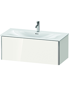 Duravit XSquare Meuble sous lavabo XS422508585 101x39,7x47,8cm, blanc très brillant, 1 tiroir