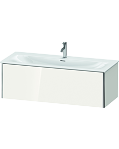 Duravit XSquare Meuble sous lavabo XS422608585 121x39,7x47,8cm, blanc très brillant, 1 tiroir