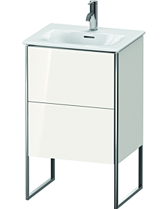 Duravit XSquare Meuble sous lavabo XS452108585 51x84x41,8cm, 2 blanc , blanc très brillant