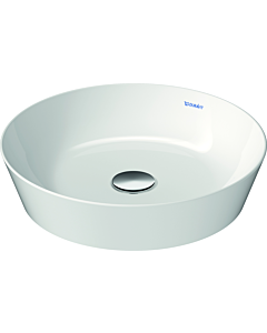 Duravit Cape Cod Aufsatz-Waschtisch 23284326001 Ø 43cm, Weiß/Weiß Seidenmatt WonderGliss