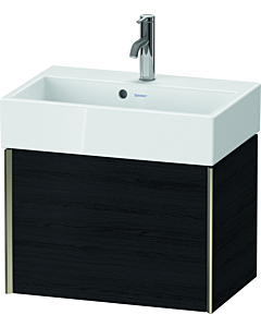 Duravit XViu vanity unit XV42160B116 58.4x38.4x39.7cm, 2000 pull-out, matt champagne, black oak