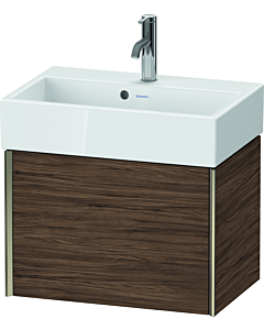 Duravit XViu Waschtisch-Unterschrank XV42160B121 58,4x38,4x39,7cm, 1 Auszug, champagner matt, nussbaum dunkel