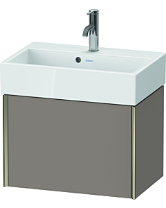 Duravit XViu vanity unit XV42160B143 58.4x38.4x39.7cm, 2000 pull-out, matt champagne, matt basalt