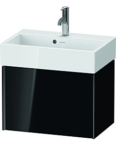 Duravit XViu Waschtisch-Unterschrank XV42160B240 58,4x38,4x39,7cm, 1 Auszug, schwarz matt, schwarz hochglanz
