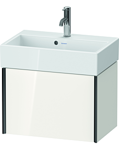 Duravit XViu Waschtisch-Unterschrank XV42160B285 58,4x38,4x39,7cm, 1 Auszug, schwarz matt, weiß hochglanz