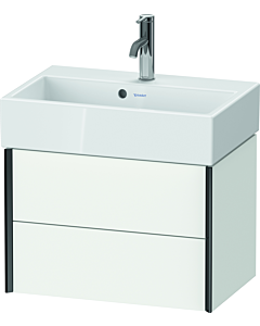 Duravit XViu vanity unit XV43160B218 58.4x38.4x39.7cm, 2 drawers, matt black, matt white