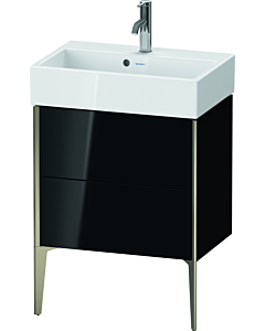 Duravit XViu vanity unit XV44580B140 58.4x38.4x49.3cm, 2 pull-outs, matt champagne, high-gloss black