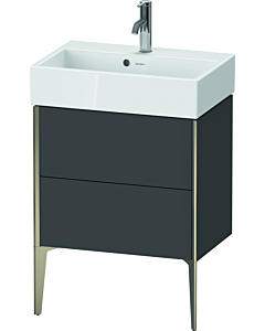 Duravit Meuble sous-vasque XViu XV44580B149 58,4x38,4x49,3cm, 2 coulissants, champagne mat, graphite mat