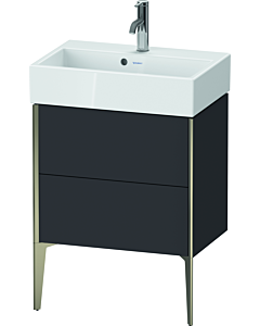 Duravit Meuble sous-vasque XViu XV44580B180 58,4x38,4x49,3cm, 2 coulissants, champagne mat, graphite super mat