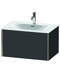Duravit Meuble sous-vasque XViu XV40330B180 71 x 39,7 x 48 cm, graphite super mat, 2000 , champagne mat