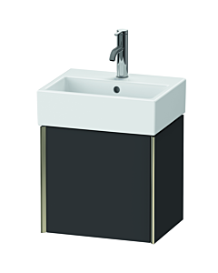 Duravit XViu Waschtisch-Unterschrank XV4231RB180 43,4x33,4x39,7cm, champagner matt, Tür rechts, graphit supermatt