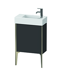 Duravit Meuble sous-vasque XViu XV4532LB180 48,4 x 49,3 x 23,4 cm, gauche, graphite super mat, 2000 , champagne mat