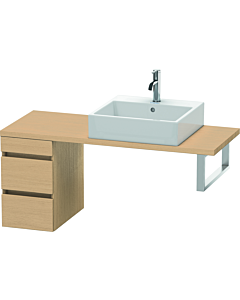 Duravit DuraStyle vasque DS532503030 30 x 47,8 cm, chêne naturel, pour console, 2 tiroirs