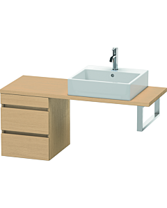 Duravit DuraStyle vasque DS532603030 40 x 47,8 cm, chêne naturel, pour console, 2 tiroirs