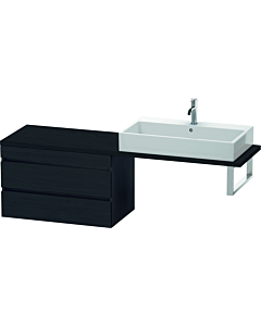 Duravit DuraStyle vasque DS532901616 80 x 47,8 cm, chêne noir, pour console, 2 tiroirs