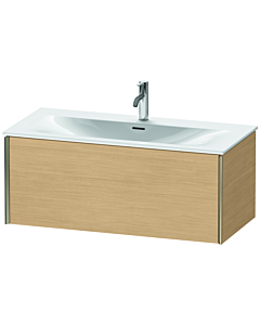 Duravit XViu vanity unit XV40350B130 101 x 39.7 x 48 cm, natural oak, 2000 pull-out, matt champagne