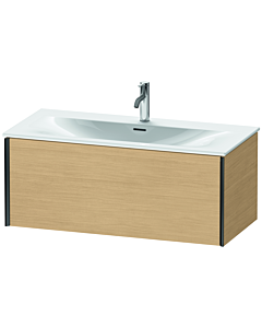 Duravit Meuble sous-vasque XViu XV40350B230 101 x 39,7 x 48 cm, chêne naturel, 2000 , noir mat