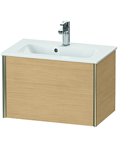 Duravit Meuble sous-vasque XViu XV40780B130 61 x 40 x 39 cm, chêne naturel, 2000 , suspendu, champagne mat