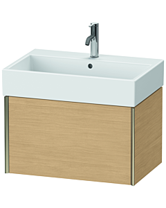 Duravit Meuble sous-vasque XViu XV42350B130 68,4 x 39,7 x 45,4 cm, chêne naturel, 2000 , champagne mat