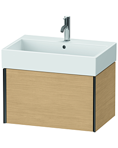 Duravit Meuble sous-vasque XViu XV42350B230 68,4 x 39,7 x 45,4 cm, chêne naturel, 2000 , noir mat