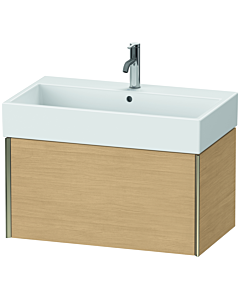 Duravit Meuble sous-vasque XViu XV42360B130 78,4 x 39,7 x 45,4 cm, chêne naturel, 2000 , champagne mat