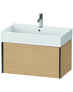 Duravit Meuble sous-vasque XViu XV42360B230 78,4 x 39,7 x 45,4 cm, chêne naturel, 2000 , noir mat