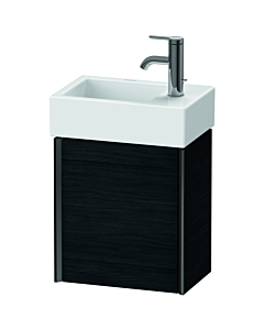 Duravit XViu Waschtisch-Unterschrank XV4230RB216 36,4 x 39,7 x 23,4 cm, rechts, Eiche schwarz, 1 Tür, schwarz matt
