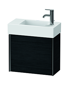 Duravit XViu Waschtisch-Unterschrank XV4232RB216 48,4 x 39,7 x 23,4 cm, rechts, Eiche schwarz, 1 Tür, schwarz matt