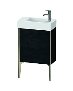 Duravit XViu Waschtisch-Unterschrank XV4532LB116 48,4 x 49,3 x 23,4 cm, links, Eiche schwarz, 1 Tür, champagner matt