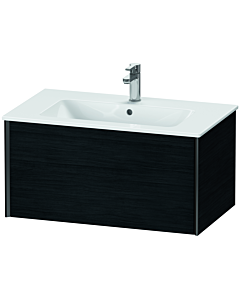 Duravit XViu vanity unit XV40260B216 81 x 40 x 48 cm, black oak, 2000 pull-out, wall-hung, matt black