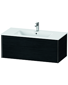 Duravit XViu vanity unit XV40270B216 101 x 40 x 48 cm, black oak, 2000 pull-out, wall-hung, matt black