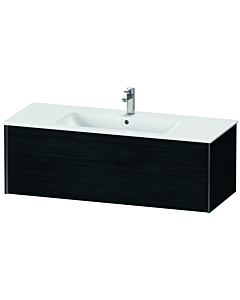 Duravit XViu vanity unit XV40280B216 121 x 40 x 48 cm, black oak, 2000 pull-out, wall-hung, matt black