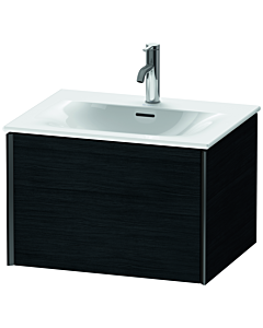 Duravit XViu vanity unit XV40320B216 61 x 39.7 x 48 cm, black oak, 2000 pull-out, matt black