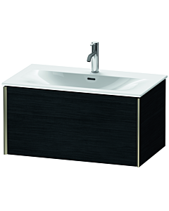 Duravit XViu vanity unit XV40340B116 81 x 39.7 x 48 cm, black oak, 2000 pull-out, matt champagne