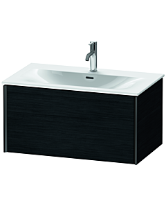 Duravit XViu vanity unit XV40340B216 81 x 39.7 x 48 cm, black oak, 2000 pull-out, matt black