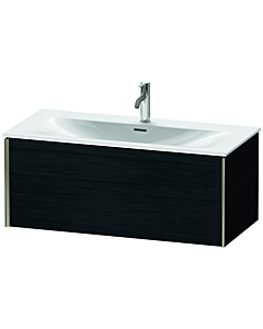 Duravit XViu vanity unit XV40350B116 101 x 39.7 x 48 cm, black oak, 2000 pull-out, matt champagne