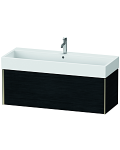 Duravit Meuble sous-vasque XViu XV42380B116 118,4 x 39,7 x 45,4 cm, chêne noir, 2000 , champagne mat