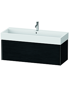 Duravit XViu vanity unit XV42380B216 118.4 x 39.7 x 45.4 cm, black oak, 2000 pull-out, matt black