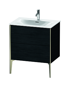 Duravit XViu vanity unit XV43010B116 71 x 59, match1 x 48 cm, black oak, 2 2000