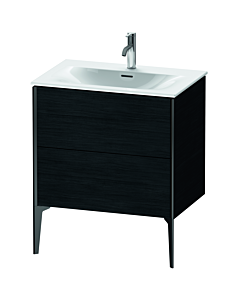 Duravit XViu vanity unit XV43010B216 71 x 59, match1 x 48 cm, black oak, 2 2000