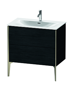 Duravit XViu vanity unit XV43020B116 81 x 59, match1 x 48 cm, black oak, 2 2000