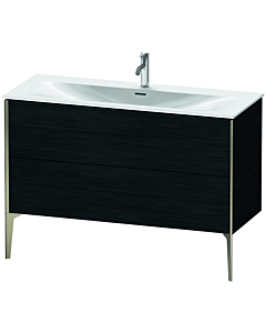 Duravit XViu vanity unit XV43040B116 121 x 59, match1 x 48 cm, black oak, 2 2000