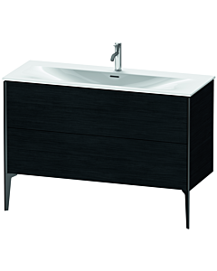 Duravit XViu vanity unit XV43040B216 121 x 59, match1 x 48 cm, black oak, 2 2000