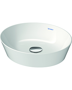 Duravit Cape Cod vasque à poser 23284026001 40x36cm, blanc/blanc satiné mat WonderGliss