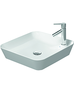 Duravit Cape Cod Aufsatzwaschtisch 23404626001 weiß/weiß seidenmatt wondergliss, 46x46cm