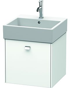 Duravit Brioso Waschtischunterbau BR405201018 484x459mm, Weiß Matt, 1 Auszug, Griff Chrom