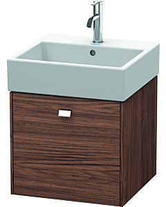 Duravit Brioso Waschtischunterbau BR4052021021 484x459mm, Nussbaum Dunkel/Chrom, 1 Auszug