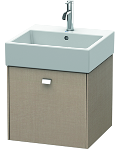 Duravit Brioso Waschtischunterbau BR405201075 484x459mm, Leinen, 1 Auszug, Griff Chrom