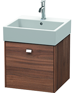Duravit Brioso Waschtischunterbau BR4052021079 484x459mm, Nussbaum Natur/Chrom, 1 Auszug